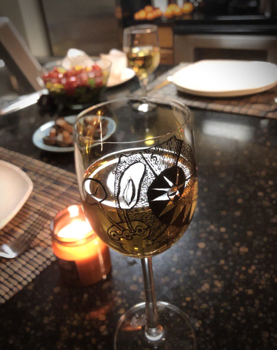 inre anna wine glass exclusive design example
